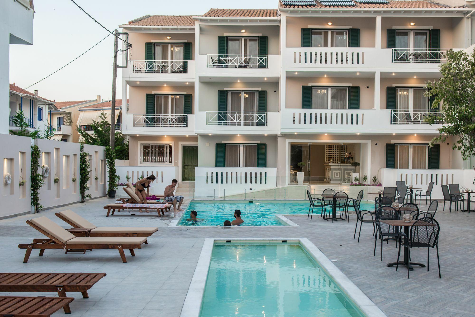 Lefkadio Suites Lefkada City Bagian luar foto